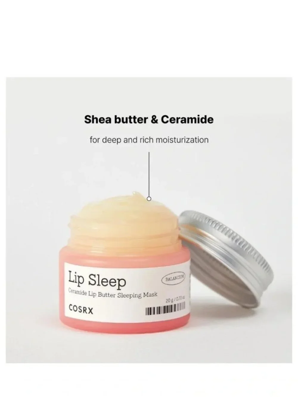 Cosrx Ceramide Lip Butter Sleeping Mask, Full Size .070 oz, Fresh & New in Box